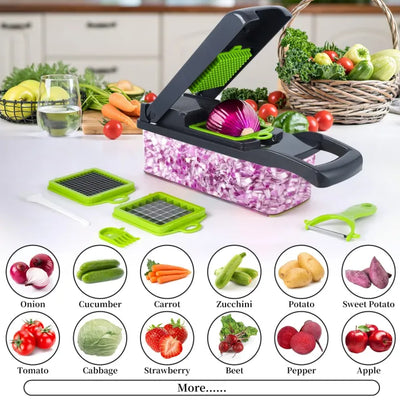 16-in-1 Deluxe Vegetable Slicer Set