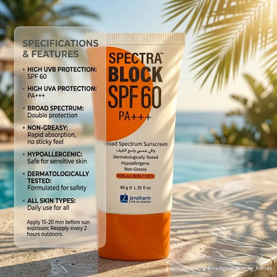 Spectra Block SPF 60 – Advanced Sun Protection for Everyday Care