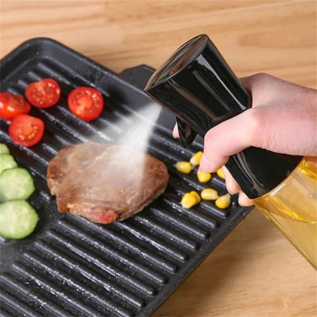 Portable Refillable Spray Bottle Fine Mist Plastic Sprayer For Cooking