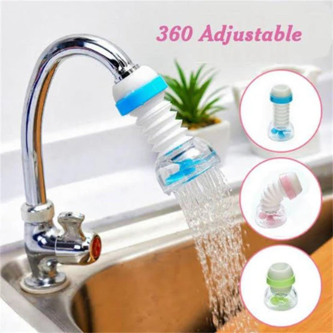 360° Rotating Water Tap Extender (2 PCS Bundle)