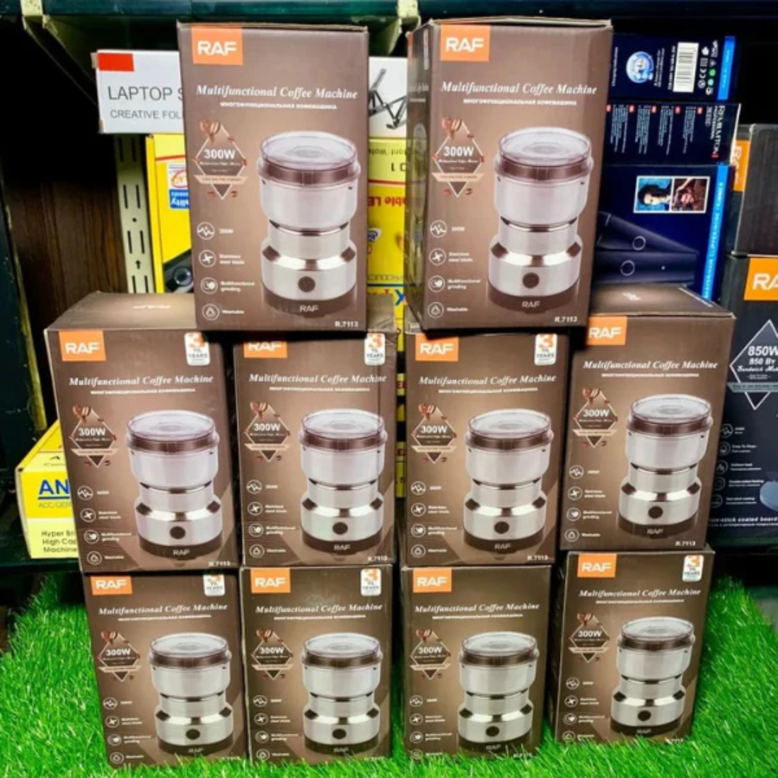 RAF Electric Grinder Multifunction Blender with Stainless Steel Blade